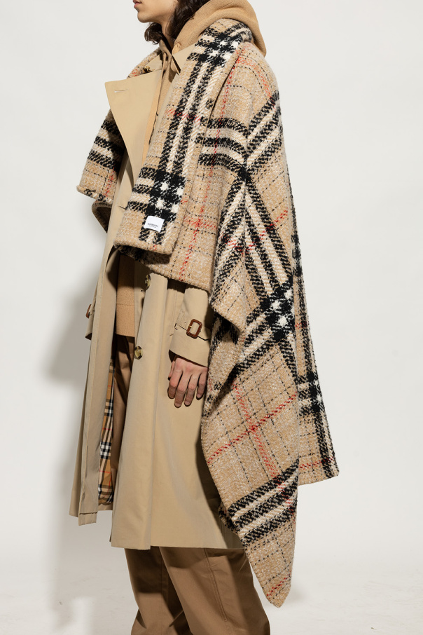 burberry double-breasted Cashmere blanket