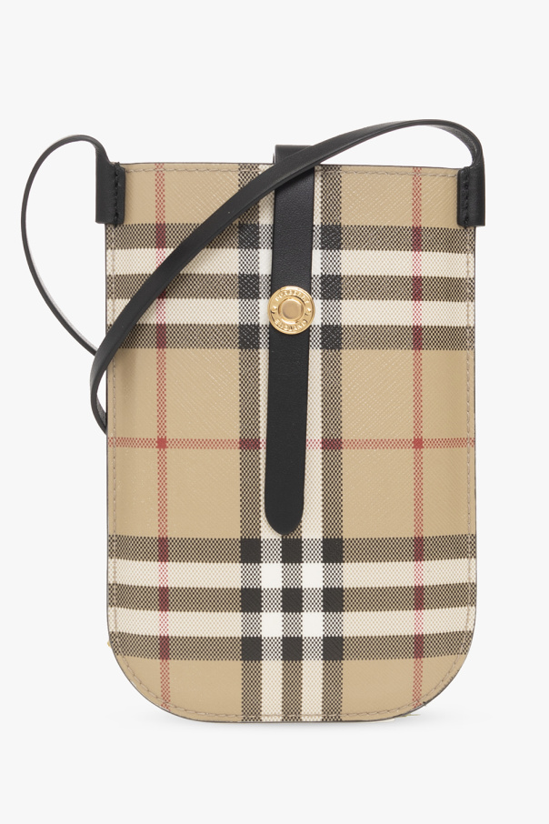 burberry reg ‘Anne’ phone pouch with strap