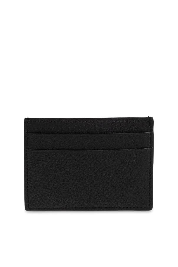 Balenciaga Lederkartenetui mit Logo