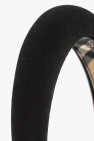 Burberry BLACK Headband with logo
