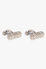Burberry SILVER Checked cufflinks