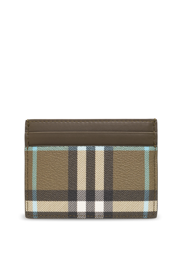 Burberry Checked card holder