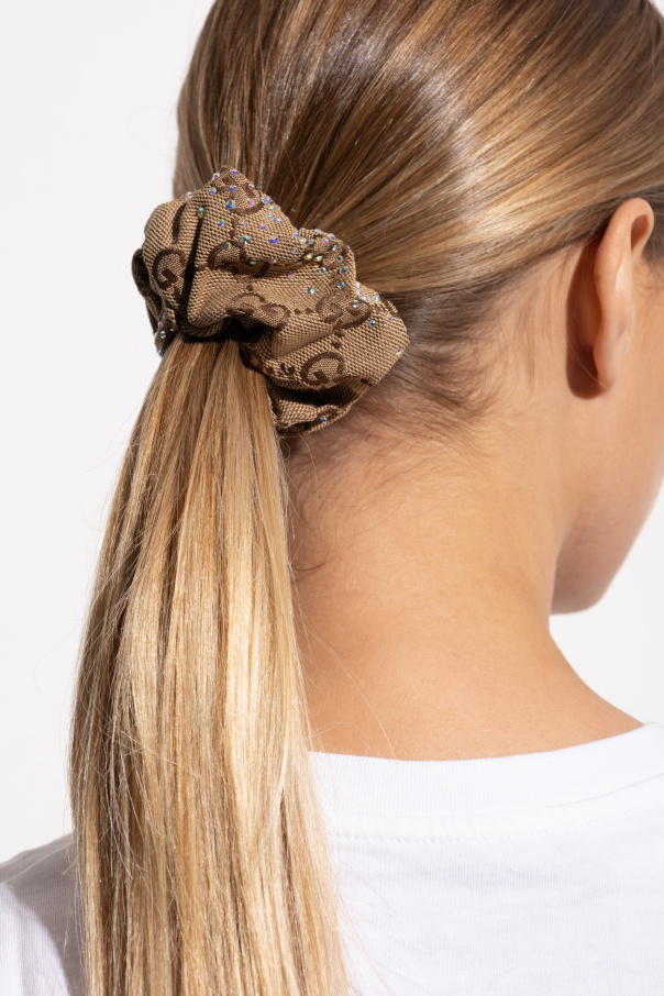 Gucci Hair scrunchie with shimmering appliqués