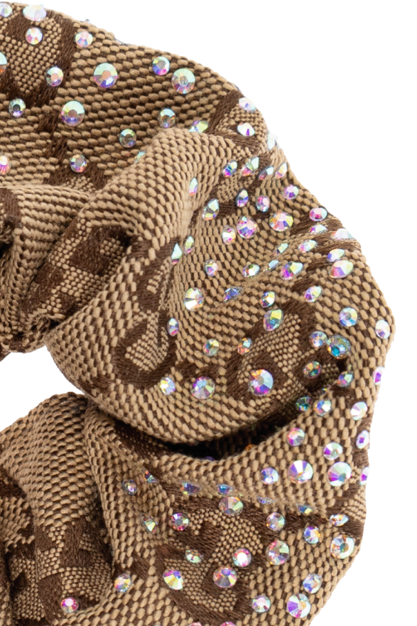 Gucci Hair scrunchie with shimmering appliqués