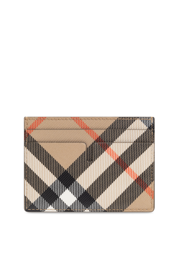 Burberry Check card case