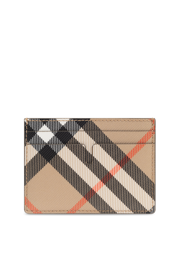 Burberry Check card case