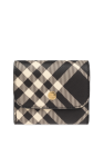 Burberry BLACK Wallet with check pattern