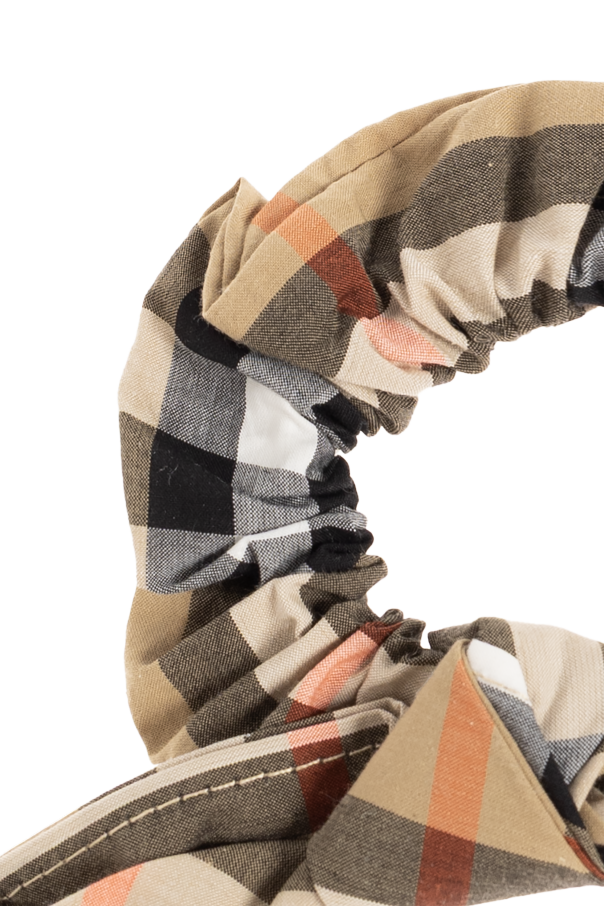 Burberry Kids Checkered-pattern hair scrunchie