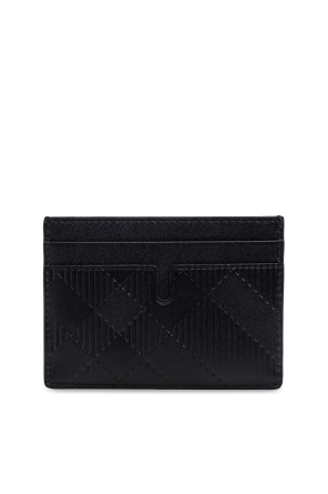 Estuche de cuero para tarjetas