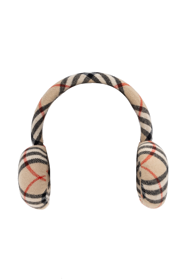Plaid pattern earmuffs, zdjęcie 1 Plaid pattern earmuffs od Burberry