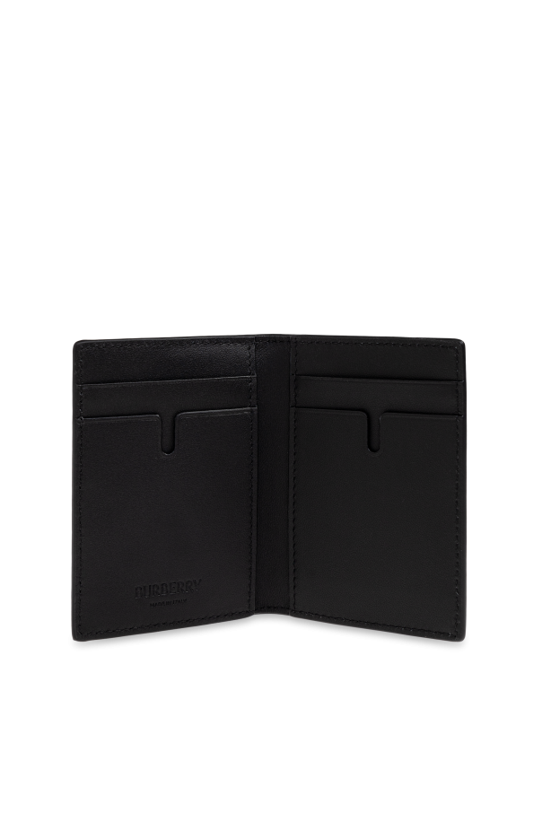 Burberry Funda de cuero para tarjetas