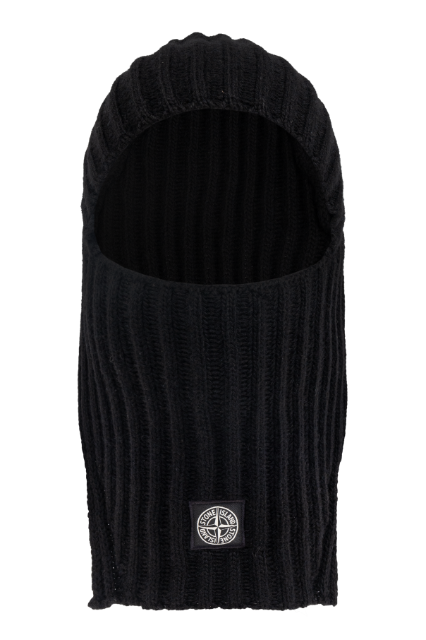 Stone Island Kids Balaclava with logo patch