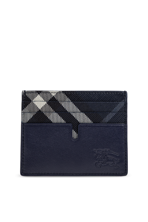 Leather cardholder with logo od Burberry