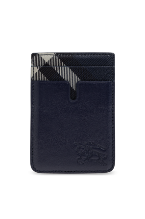 Estojo de cartão em pele com logótipo