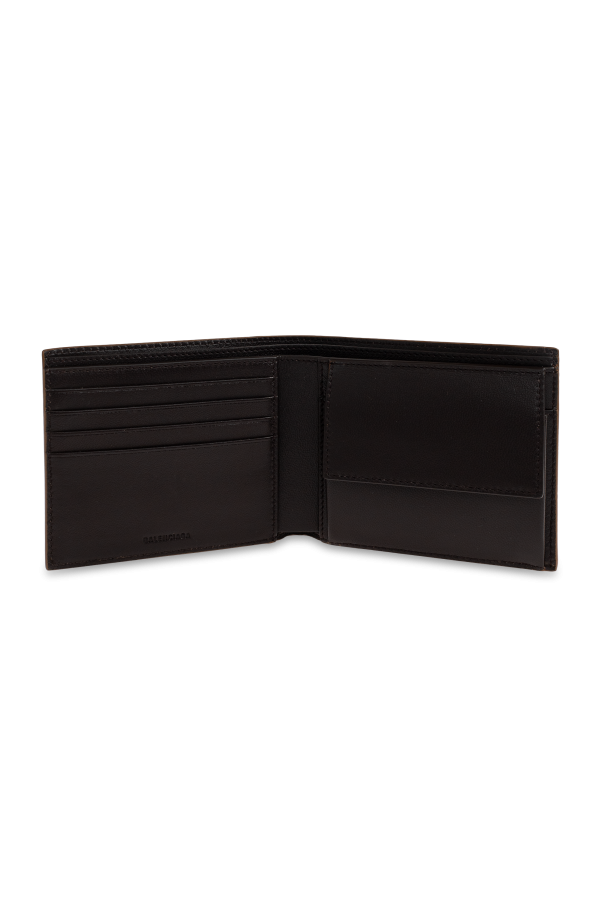Balenciaga Leather wallet with logo