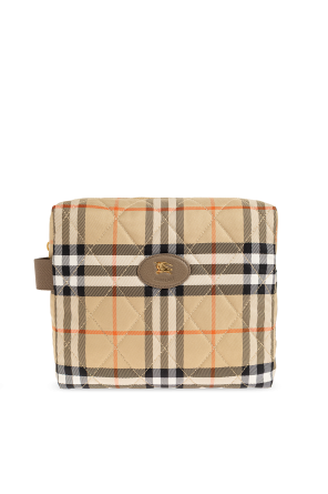 Neceser con estampado de cuadros