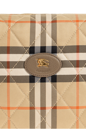 Burberry Kids Cosmetic bag with a check pattern