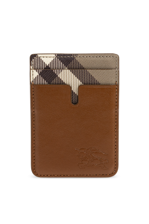 Funda de cuero para tarjeta