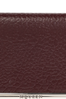 Alexander McQueen BURGUNDY Leather wallet