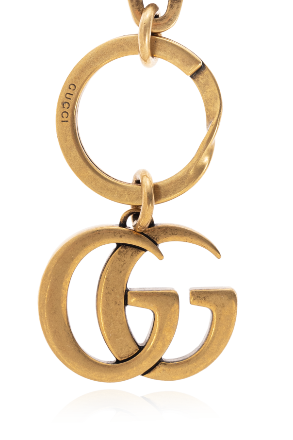 Gucci Keyring with logo-shaped charm