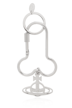 Keychain with logo charm