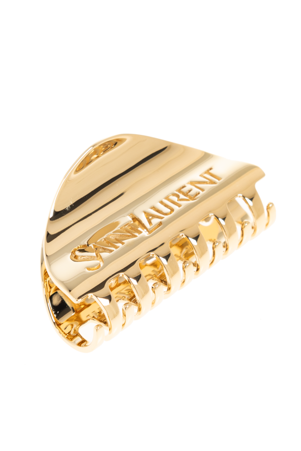 Saint Laurent Haarspange mit Logo