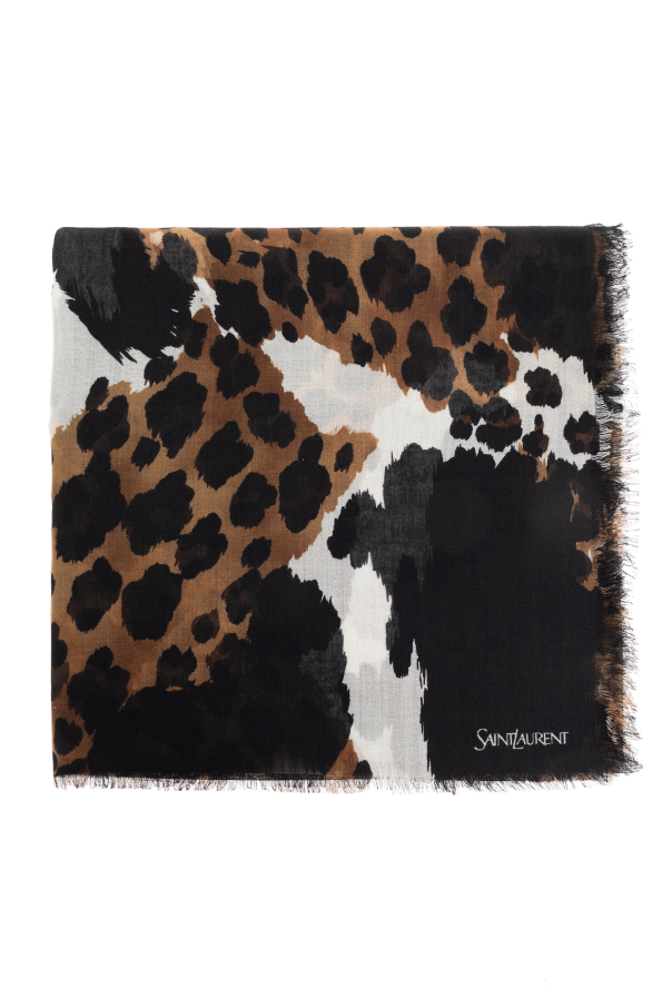 Scarf with animal motif, zdjęcie 1 Scarf with animal motif od Saint Laurent