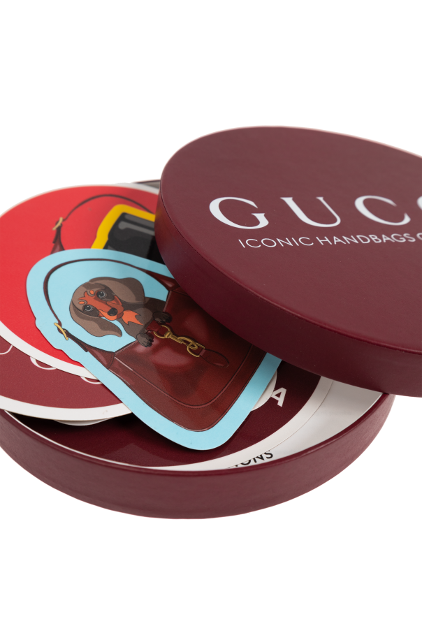 Gucci Set of eleven suitcase stickers