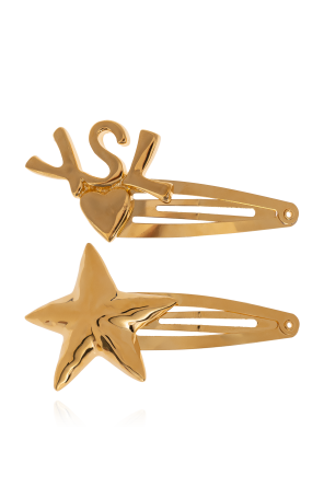 Hair clips with logo