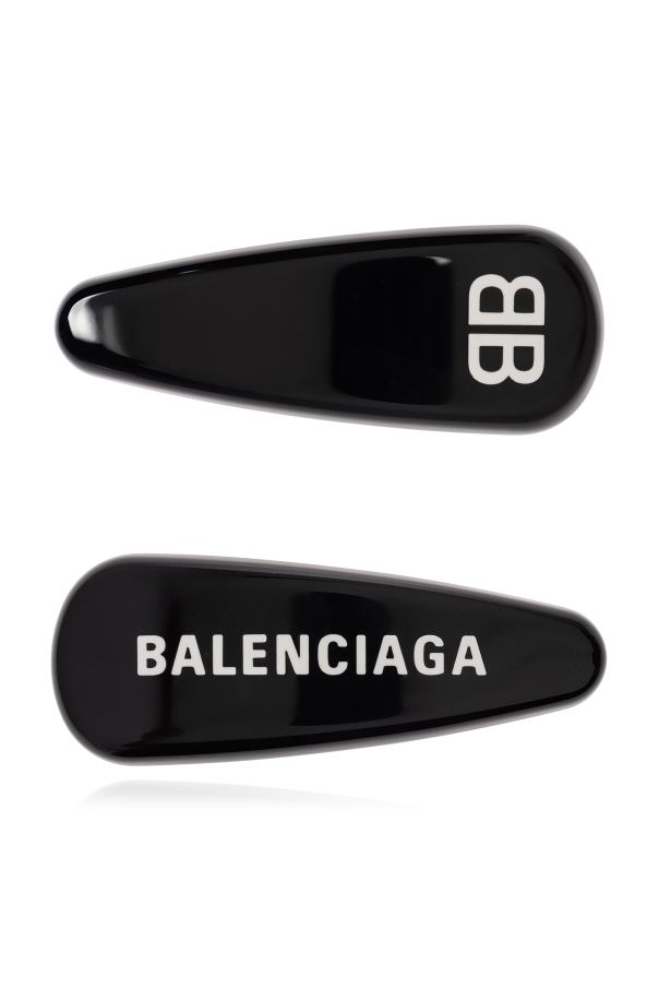 Two hair clips od Balenciaga
