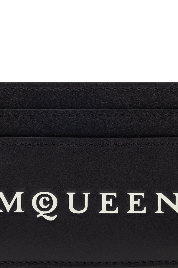 Alexander McQueen Leather card holder