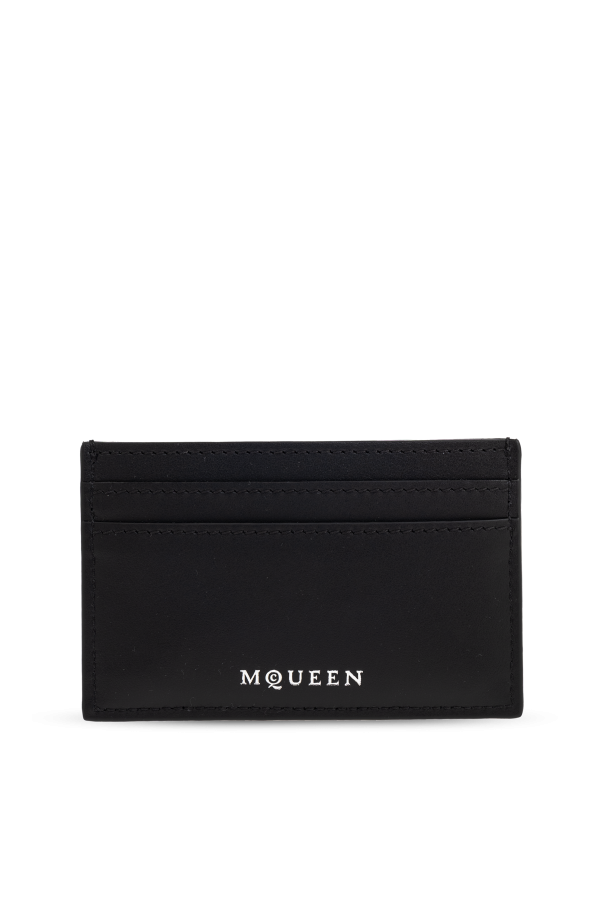 Leather card holder od Alexander McQueen