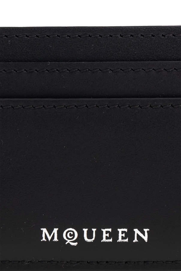 Alexander McQueen Leather card holder