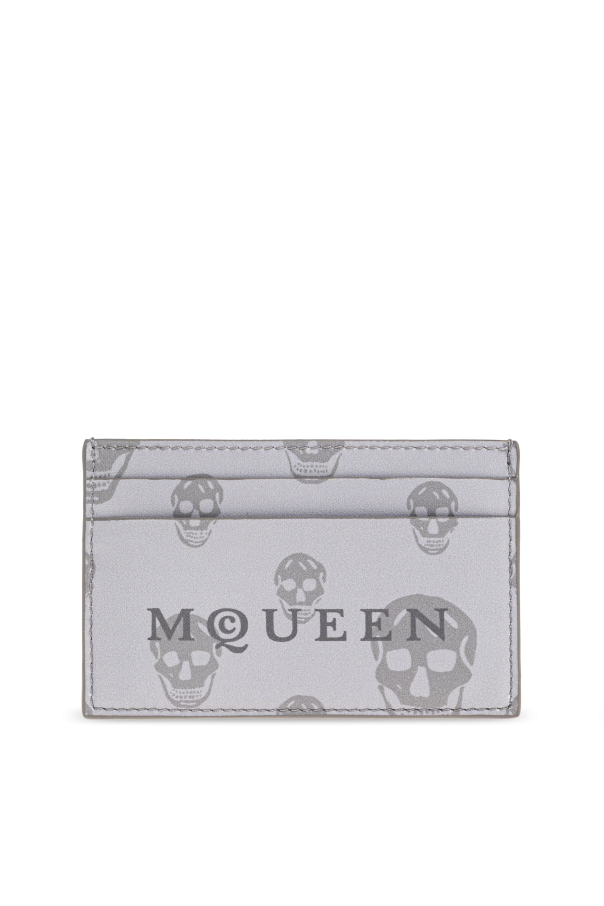 Leather card holder od Alexander McQueen