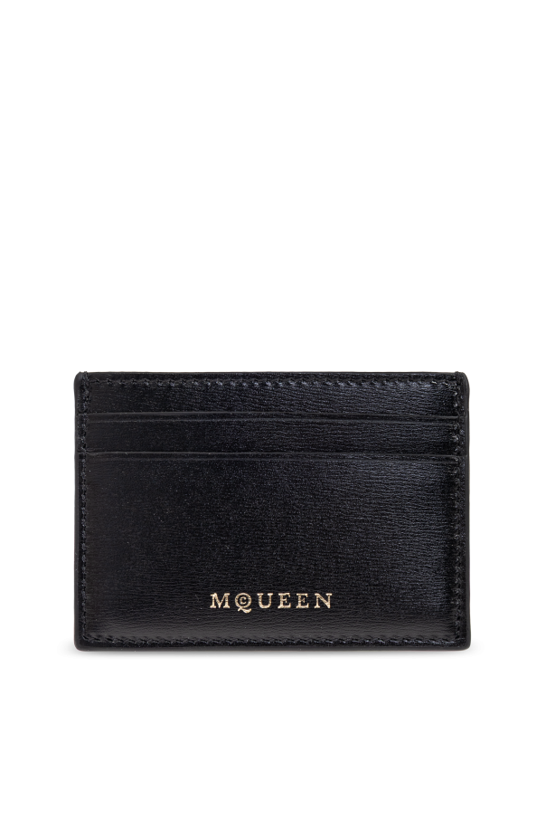 Leather card holder od Alexander McQueen