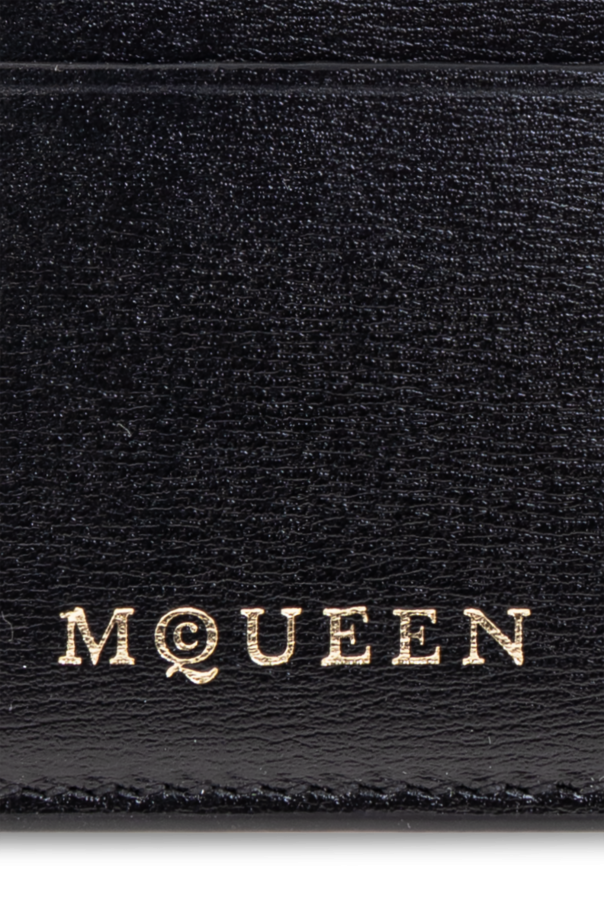 Alexander McQueen Leder Kartenetui