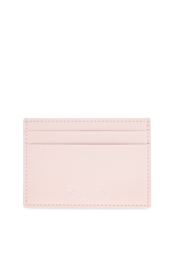 Leather card holder od Alexander McQueen