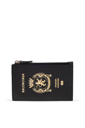 Funda de cuero para tarjetas