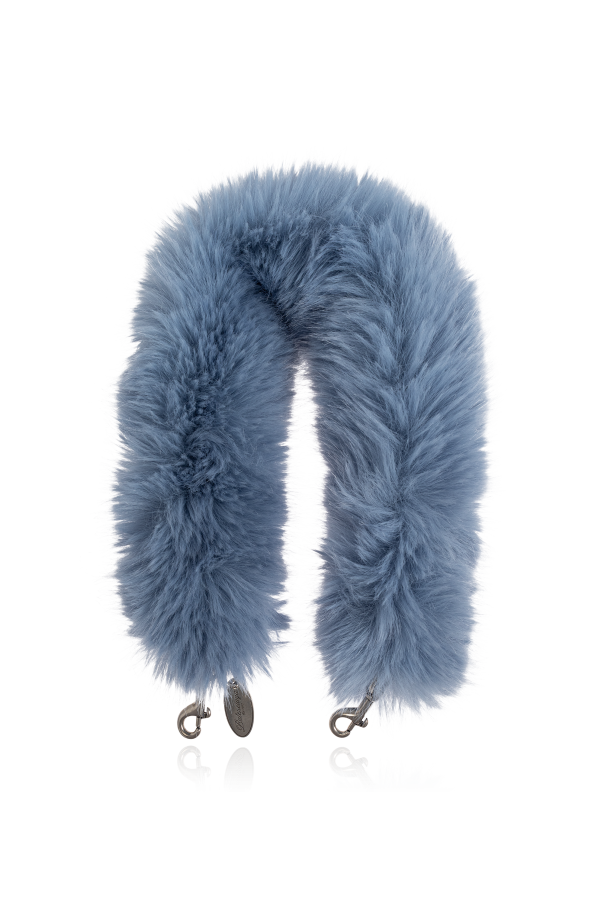 Furry bag strap od Balenciaga