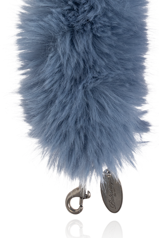 Balenciaga Furry bag strap