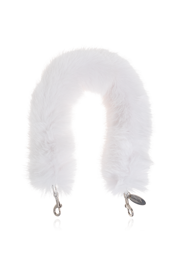 Furry bag strap od Balenciaga