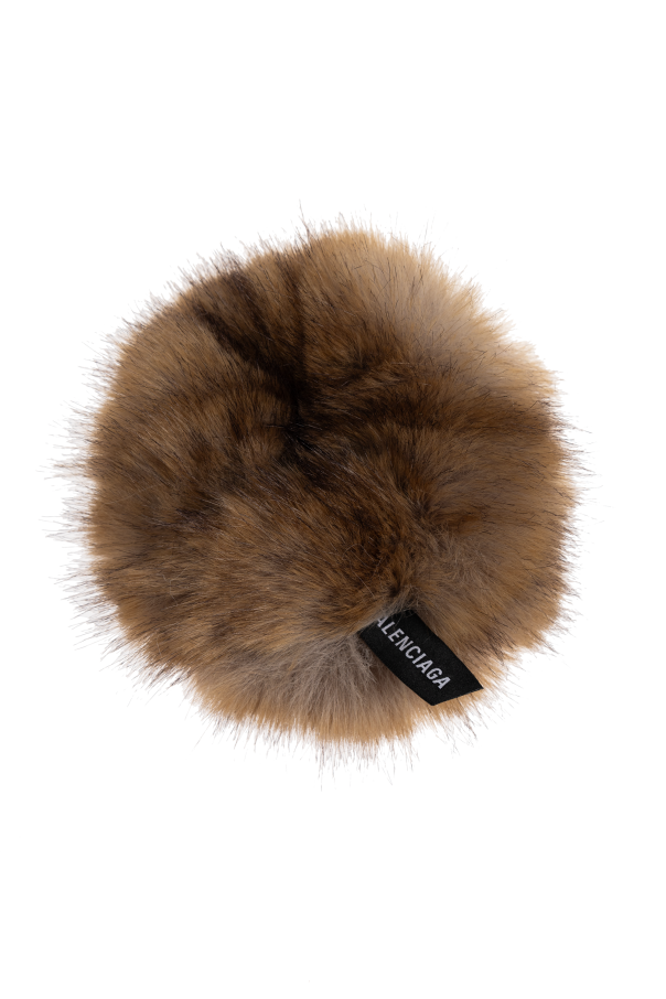 Balenciaga Faux fur scrunchie