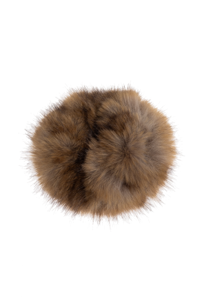 Eraser made of faux fur