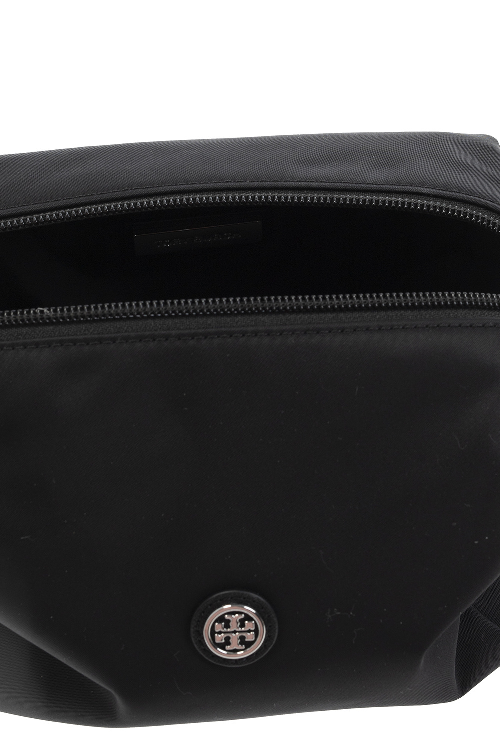 IetpShops Croatia - Black Wash bag Pochette with logo Tory Burch