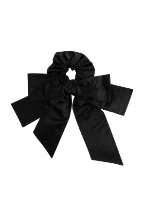 Seidenscrunchie mit charakteristischem Totenkopf-Motiv