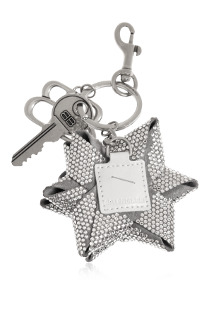 Balenciaga Llavero con colgante brillante