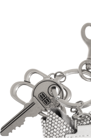 Balenciaga Llavero con colgante brillante