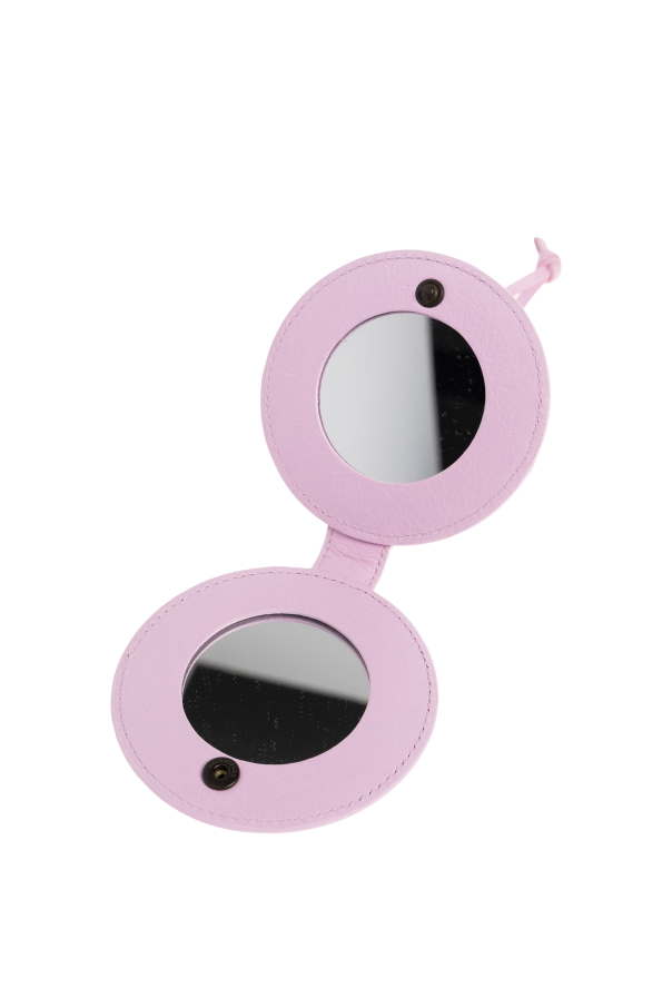 Balenciaga Colgante de cuero con espejo