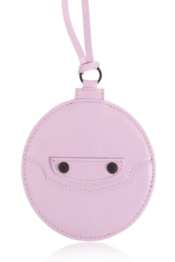 Balenciaga Colgante de cuero con espejo