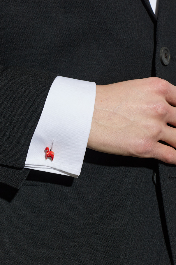 Bottega Veneta Gold-plated cufflinks